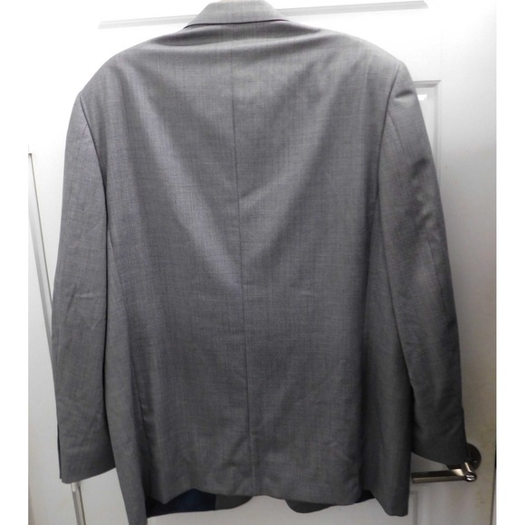 CANALI Gray 100% Wool‎ 2 Button Blazer Sport Coat Jacket 56 R - Picture 2 of 4